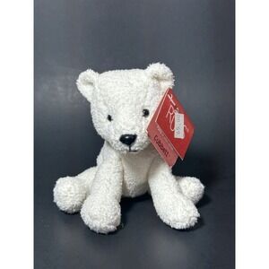 Vintage Russ Berrie‎ CUBBETT Polar Bear Cub Bean Bag Plush 4"